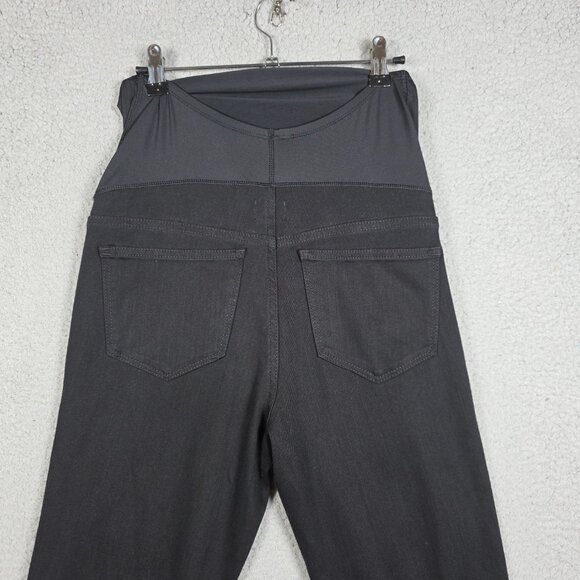 J. Crew Maternity Jeans Size 28 Black Dark Wash Mid Rise Skinny Stretch Retail - Picture 5 of 7